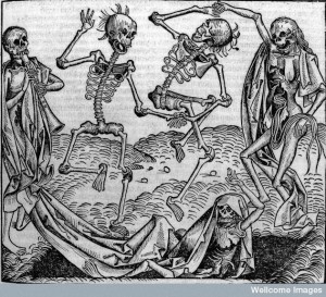 L0006816 Dancing skeletons, 'Dance of Death'